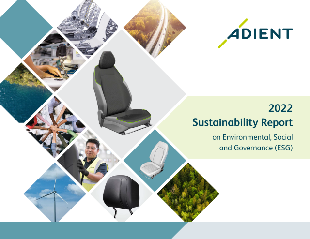 Adient releases 2022 Sustainability Report