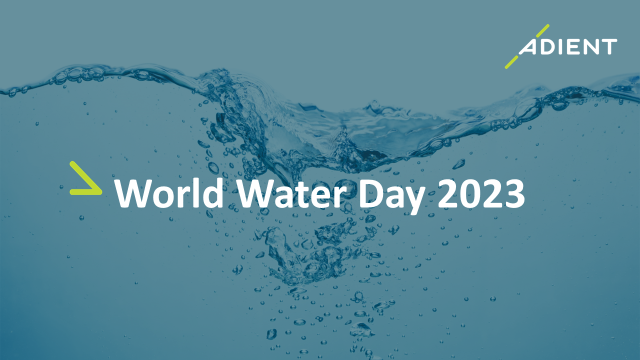 Adient highlights projects for World Water Day 2023
