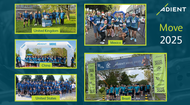 Adient Move 2025: Inspiring global unity, charity and well-being